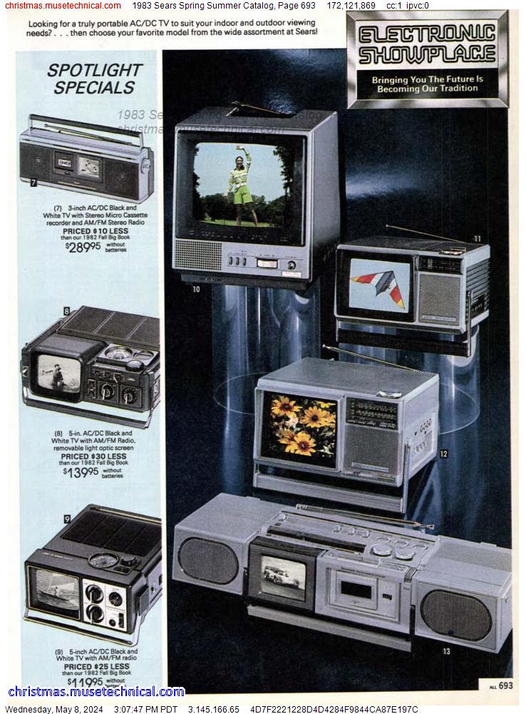 1983 Sears Spring Summer Catalog, Page 693