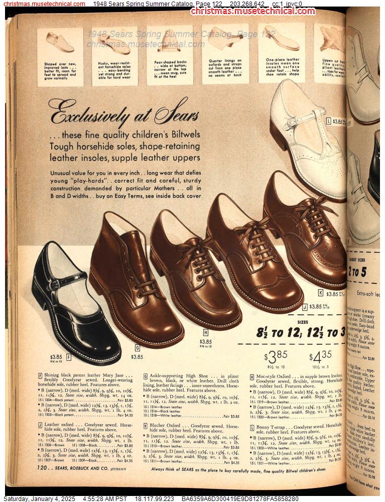 1948 Sears Spring Summer Catalog, Page 122