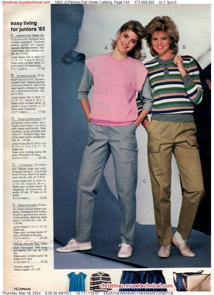 1983 JCPenney Fall Winter Catalog, Page 142
