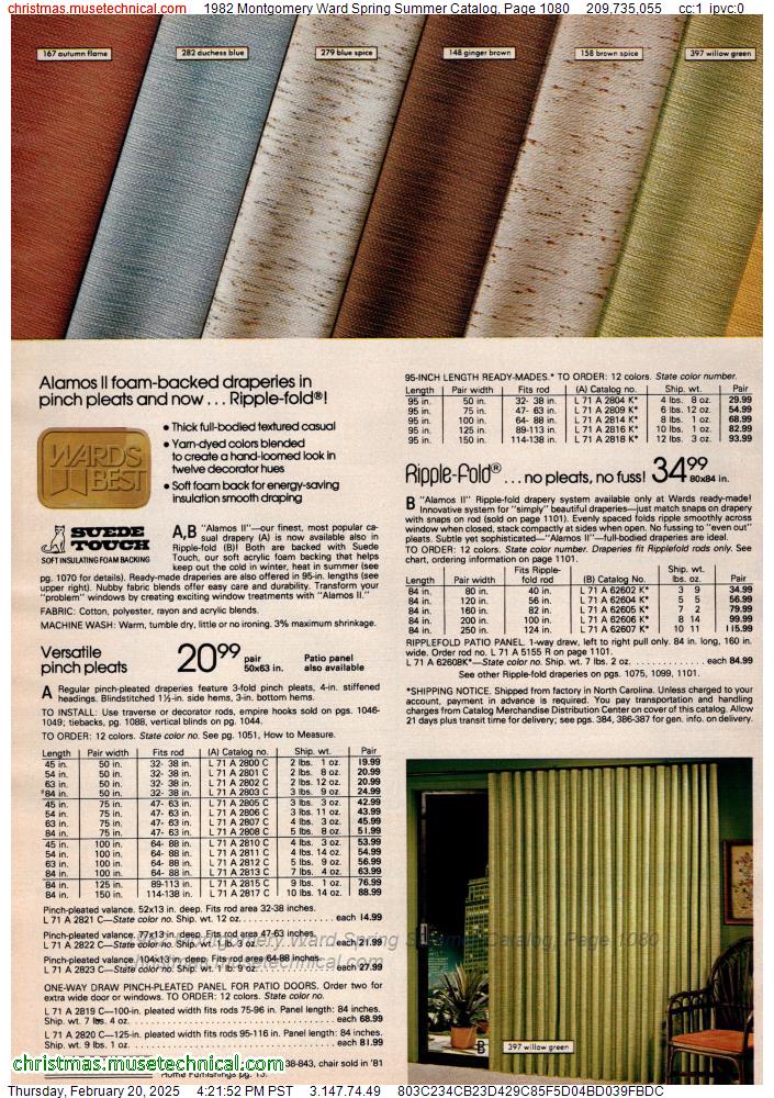 1982 Montgomery Ward Spring Summer Catalog, Page 1080