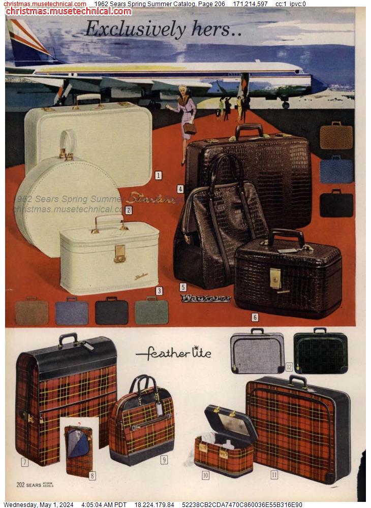 1962 Sears Spring Summer Catalog, Page 206