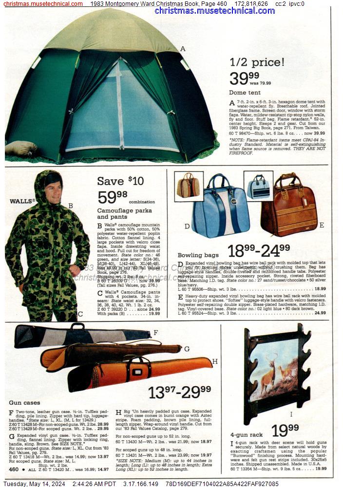1983 Montgomery Ward Christmas Book, Page 460