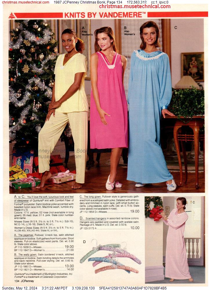1987 JCPenney Christmas Book, Page 134