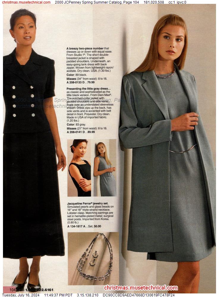 2000 JCPenney Spring Summer Catalog, Page 104