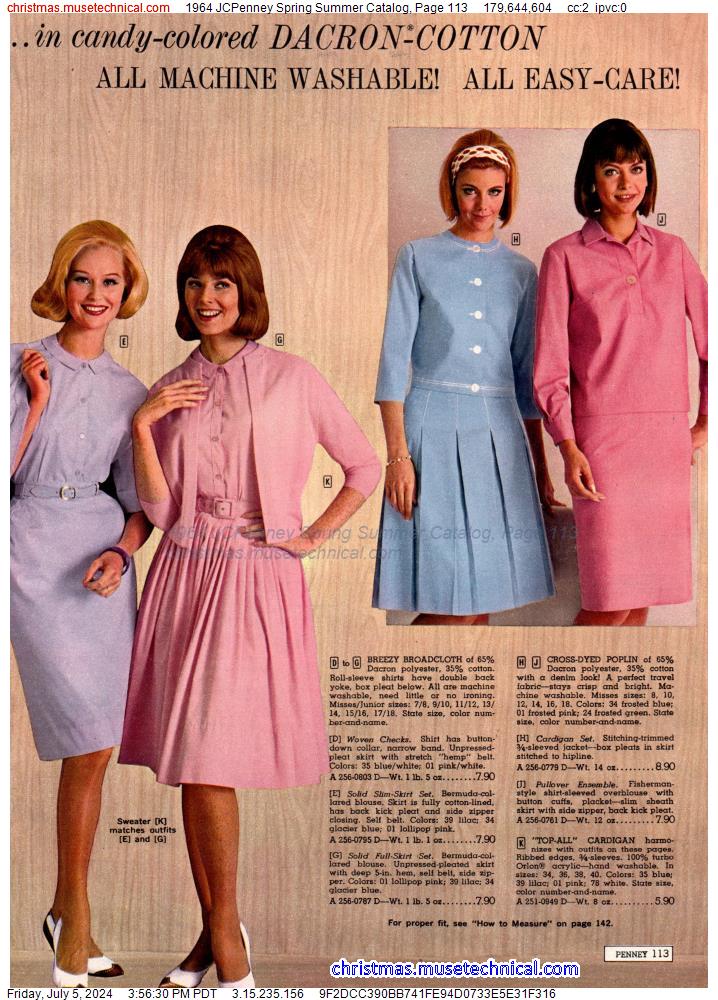1964 JCPenney Spring Summer Catalog, Page 113