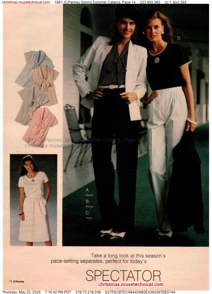 1981 JCPenney Spring Summer Catalog, Page 14