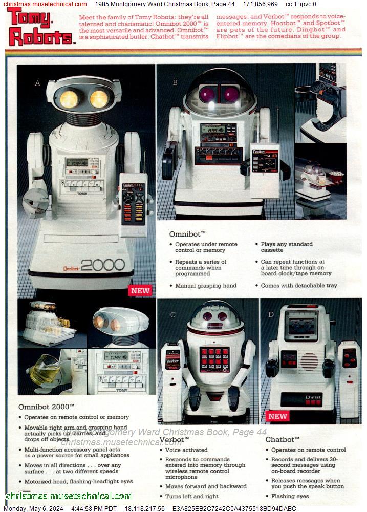 1985 Montgomery Ward Christmas Book, Page 44