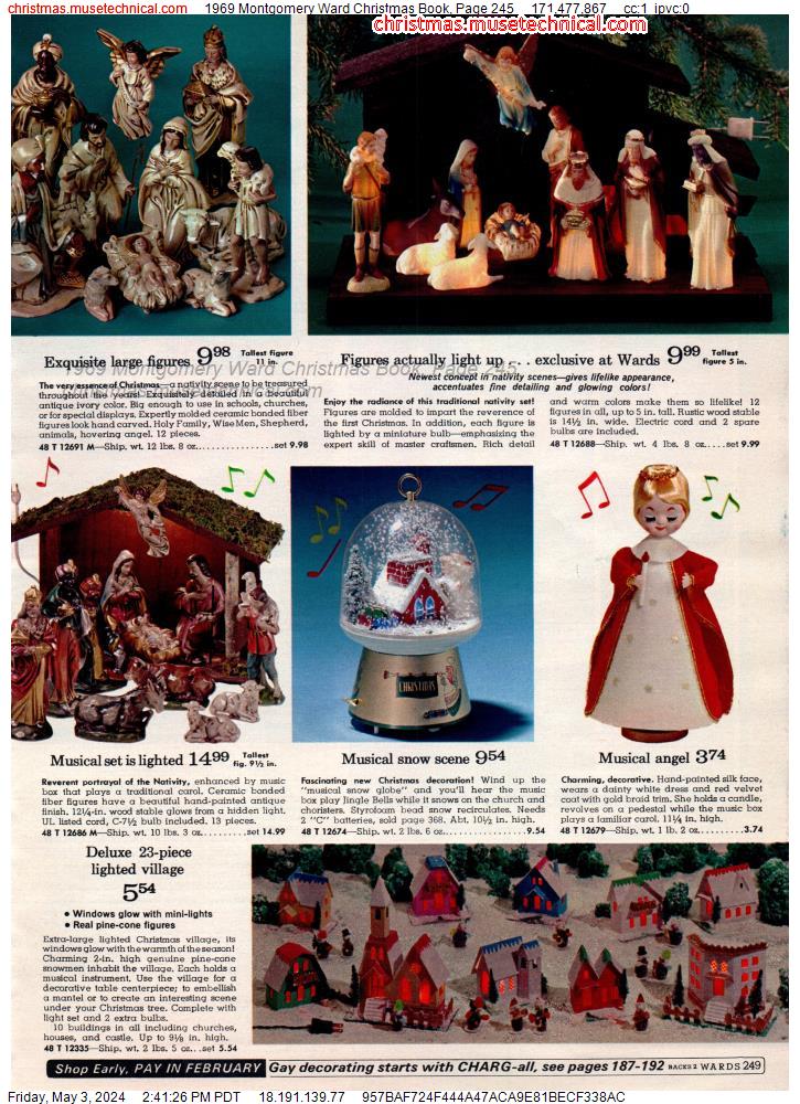 1969 Montgomery Ward Christmas Book, Page 245
