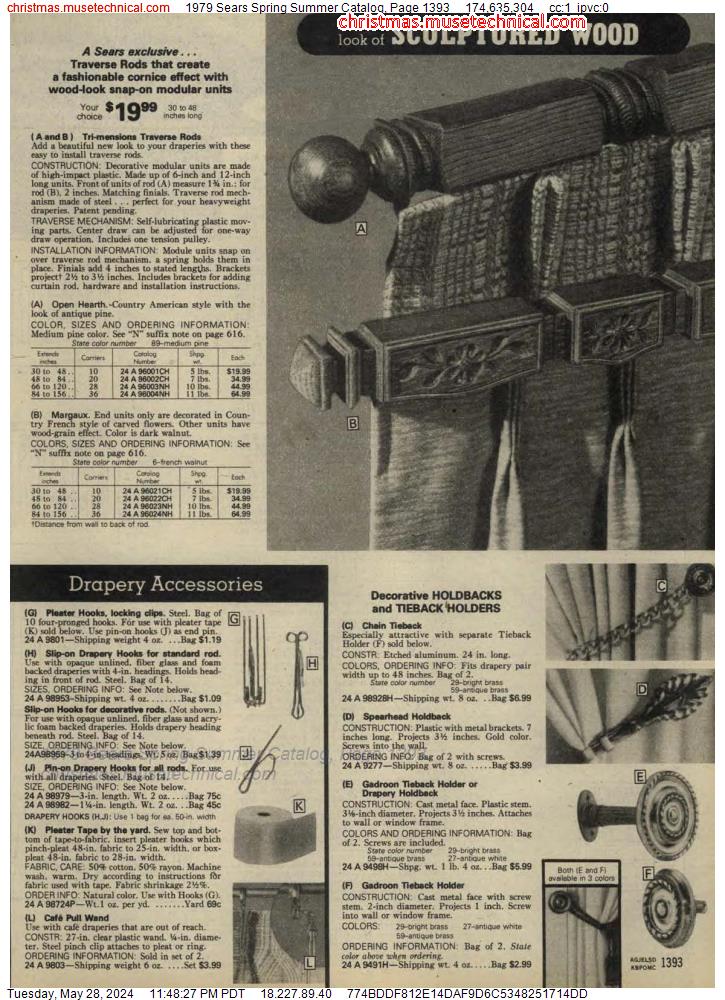 1979 Sears Spring Summer Catalog, Page 1393