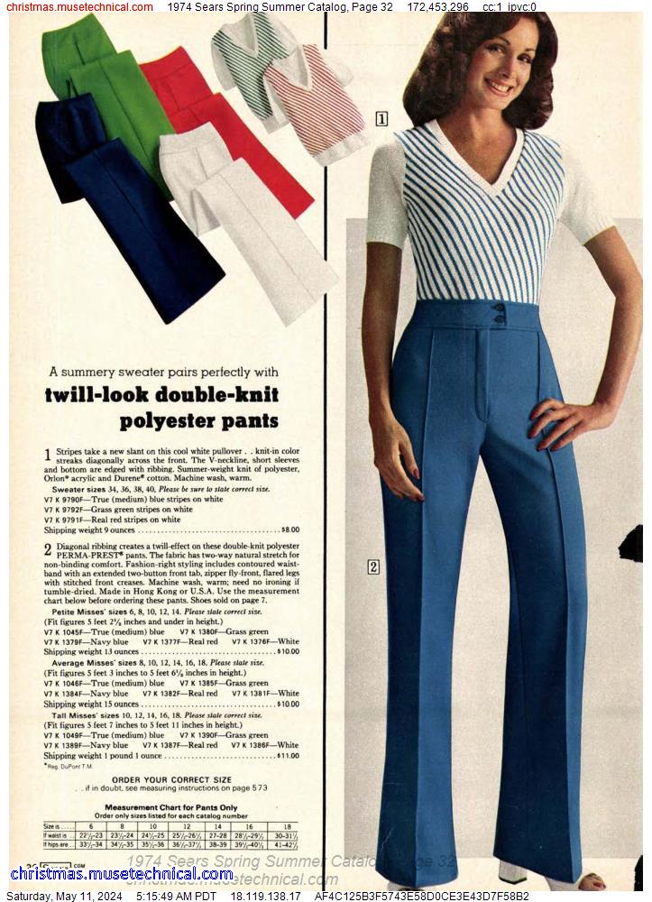 1974 Sears Spring Summer Catalog, Page 32