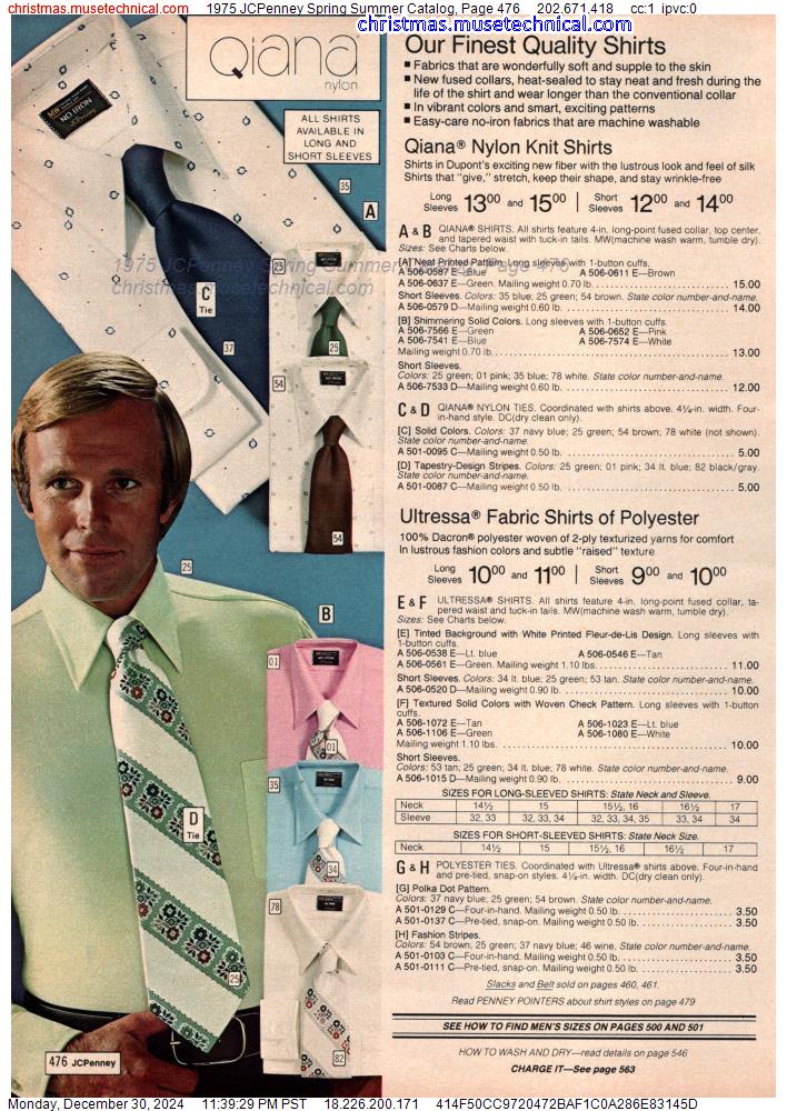 1975 JCPenney Spring Summer Catalog, Page 476