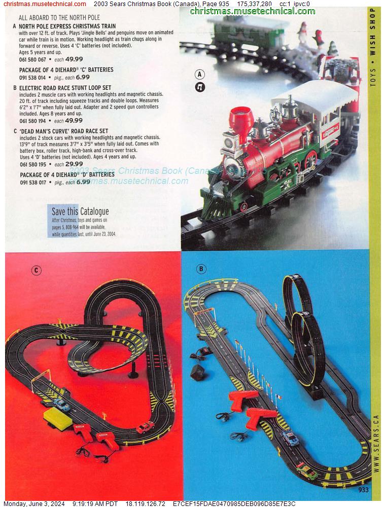 2003 Sears Christmas Book (Canada), Page 935