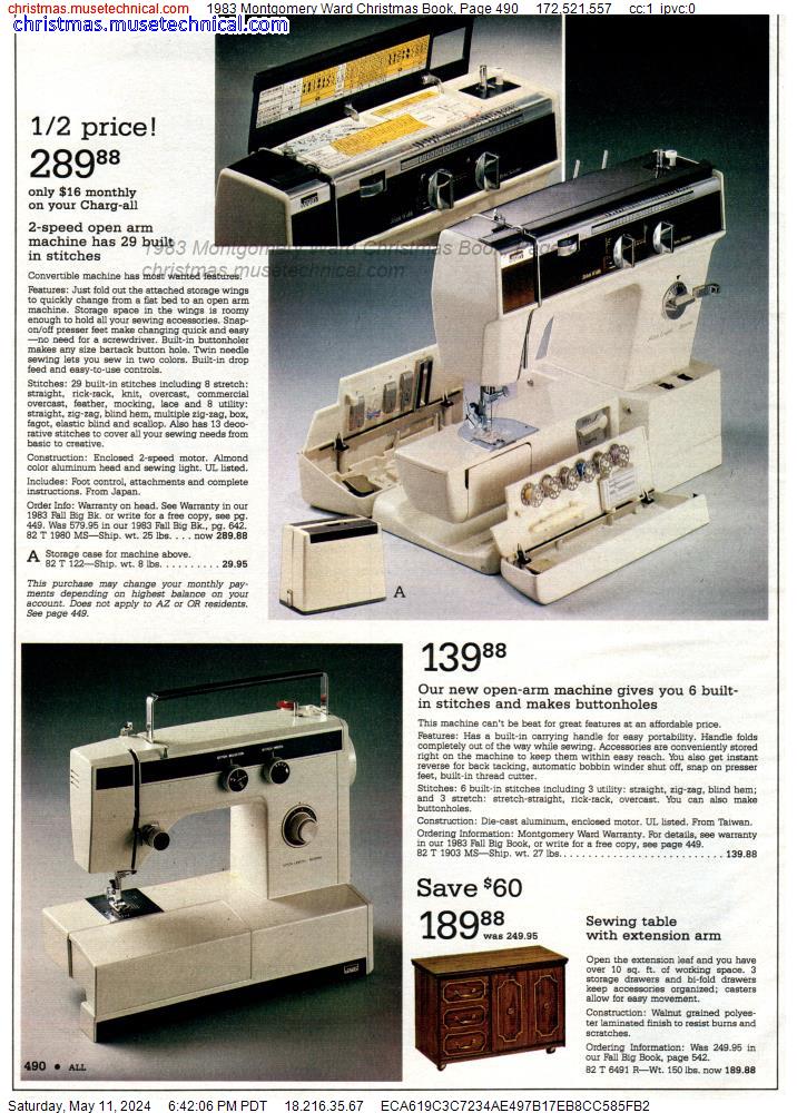 1983 Montgomery Ward Christmas Book, Page 490