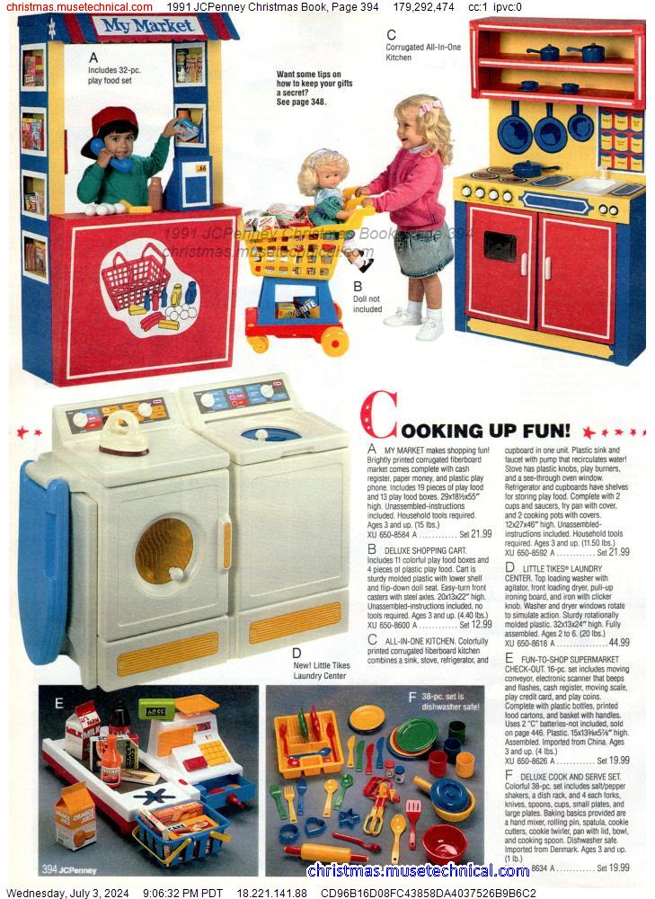 1991 JCPenney Christmas Book, Page 394