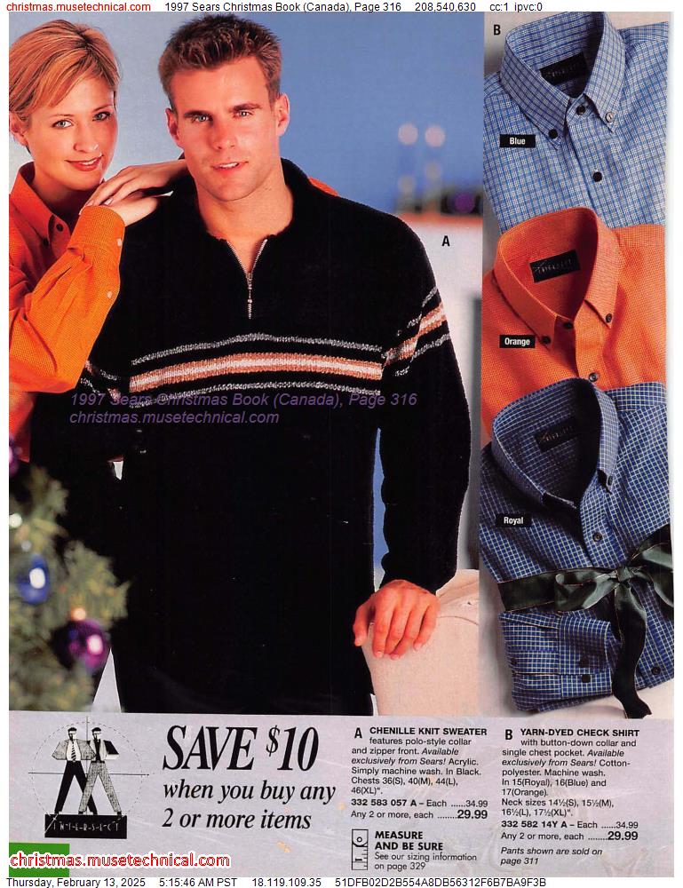 1997 Sears Christmas Book (Canada), Page 316