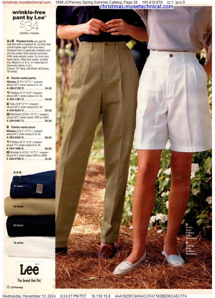 1996 JCPenney Spring Summer Catalog, Page 38