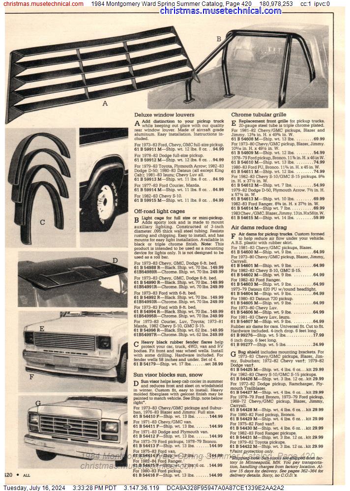 1984 Montgomery Ward Spring Summer Catalog, Page 420