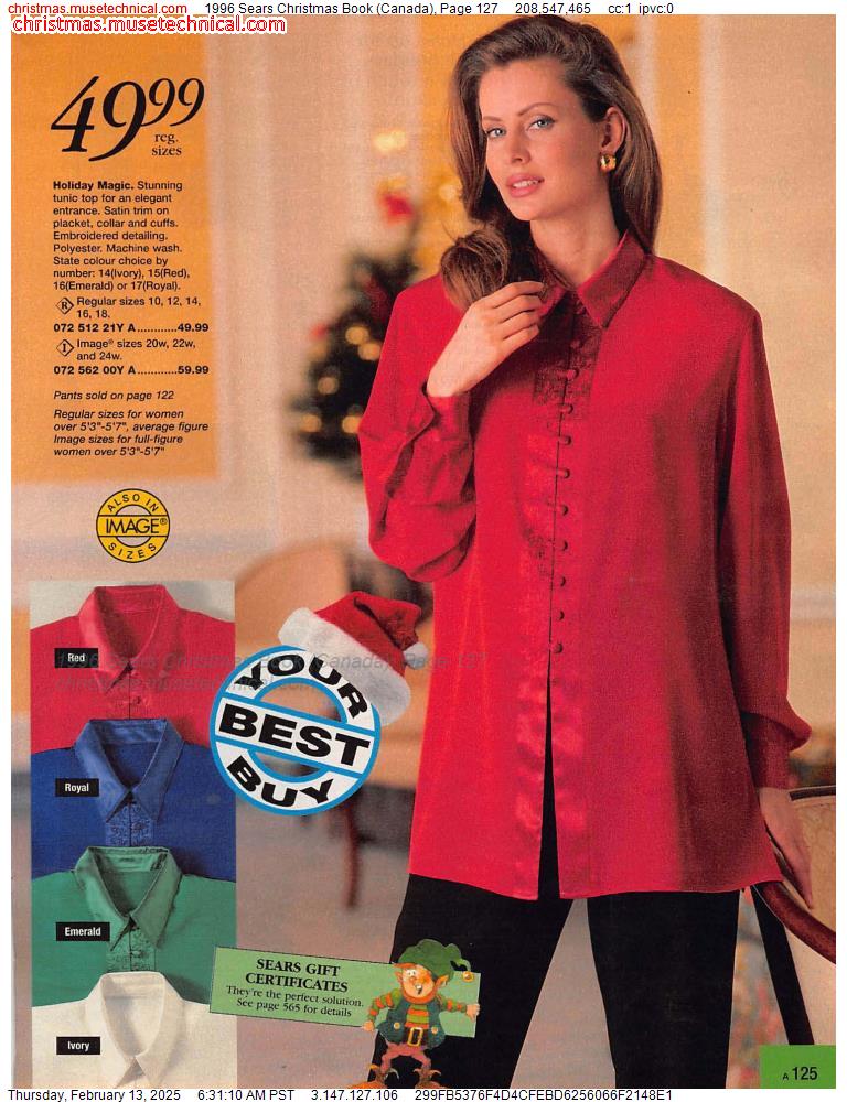 1996 Sears Christmas Book (Canada), Page 127