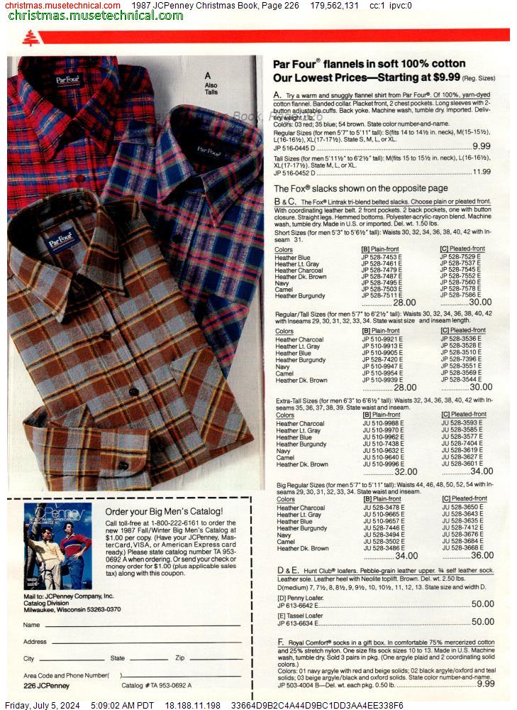 1987 JCPenney Christmas Book, Page 226