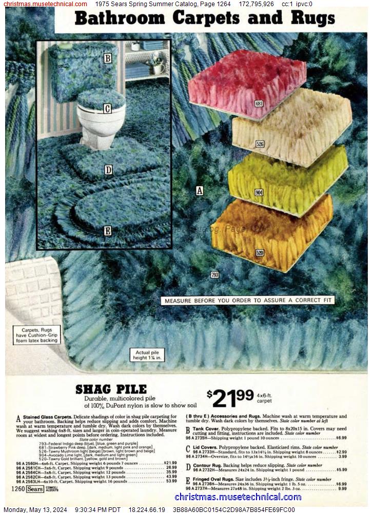 1975 Sears Spring Summer Catalog, Page 1264