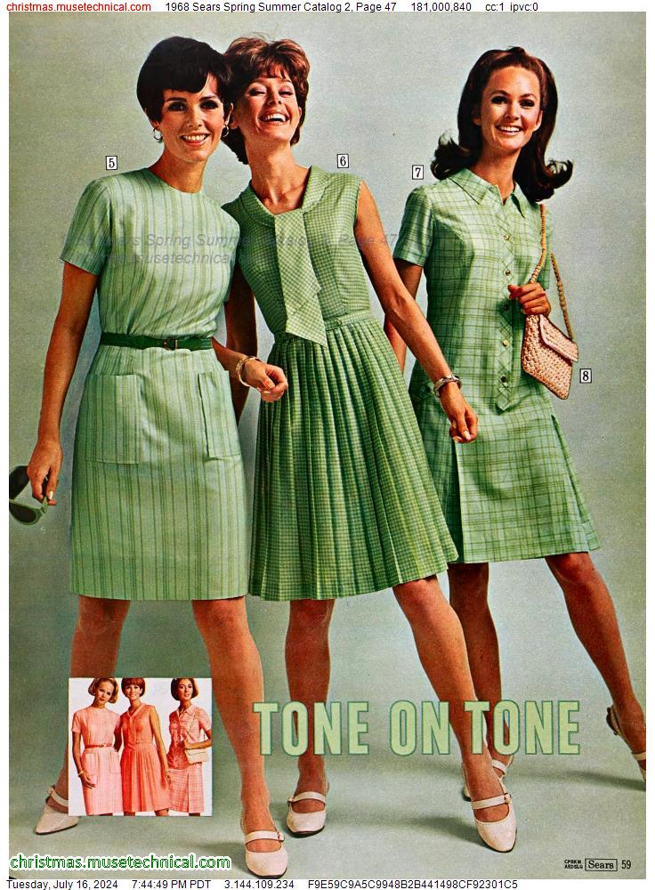 1968 Sears Spring Summer Catalog 2, Page 47