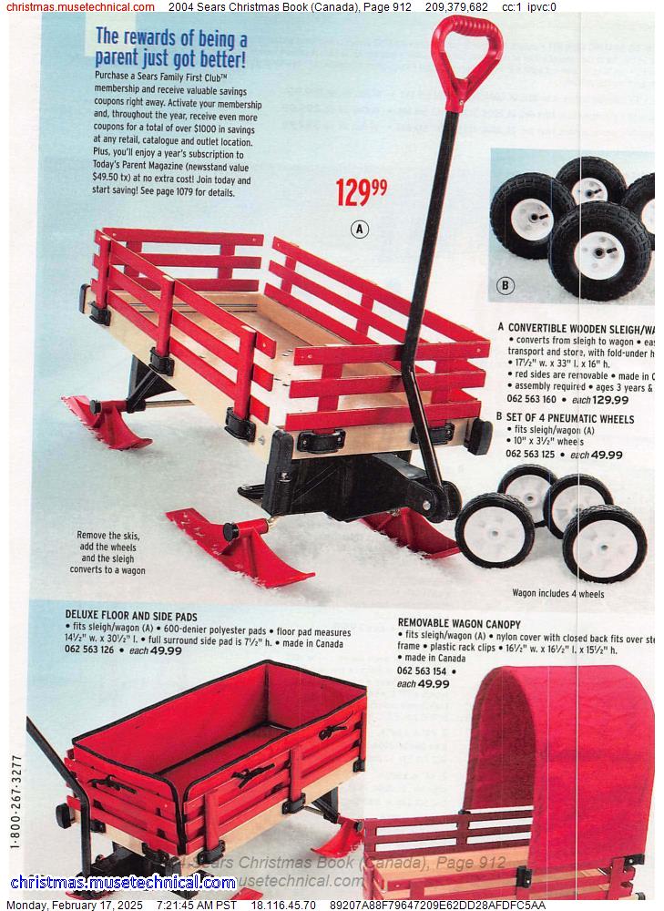 2004 Sears Christmas Book (Canada), Page 912