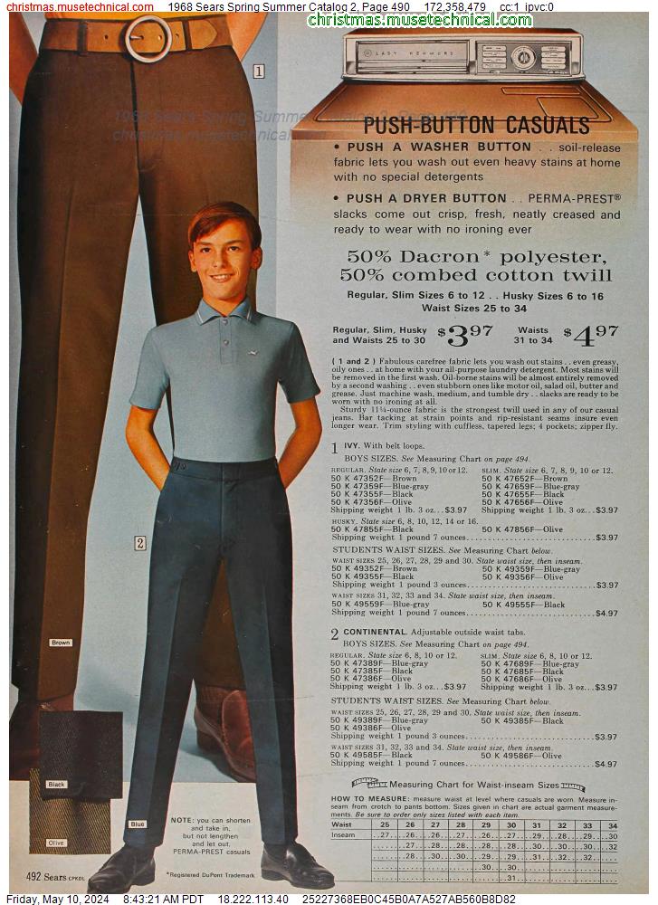 1968 Sears Spring Summer Catalog 2, Page 490