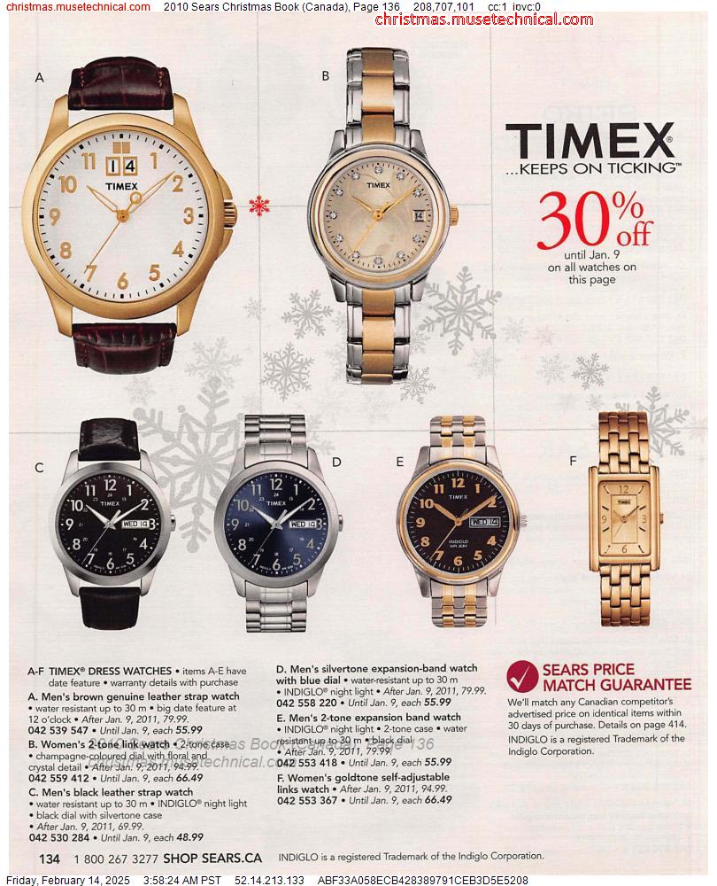 2010 Sears Christmas Book (Canada), Page 136