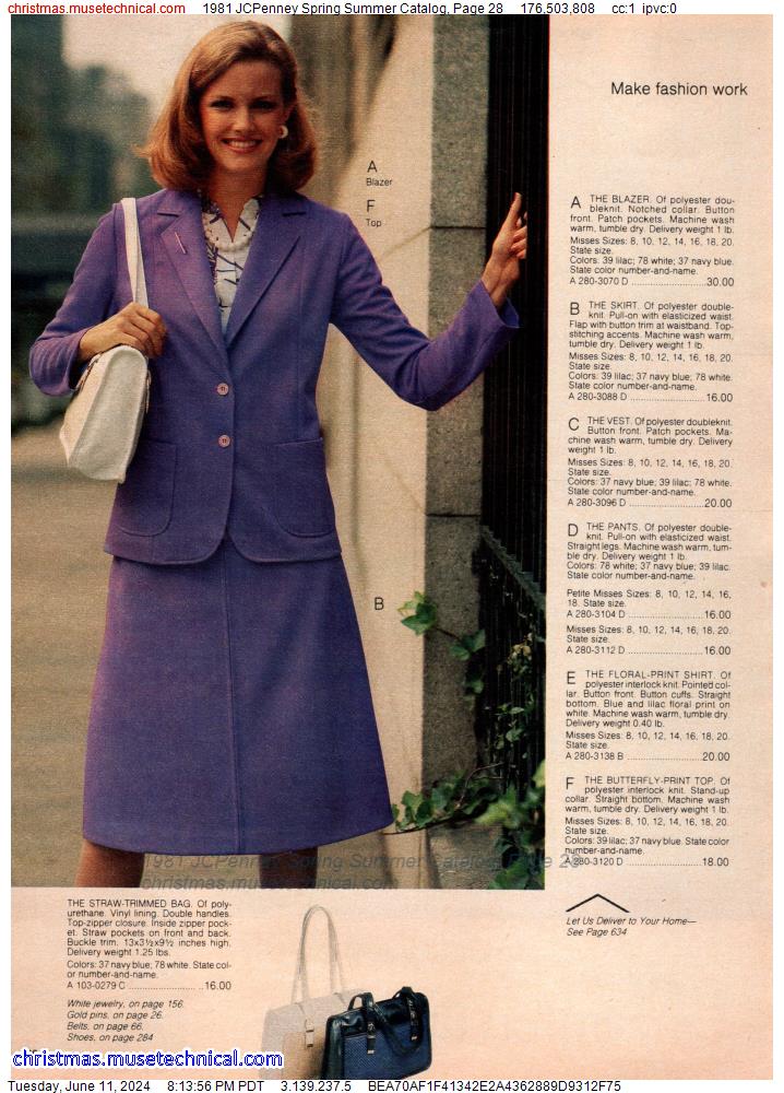 1981 JCPenney Spring Summer Catalog, Page 28
