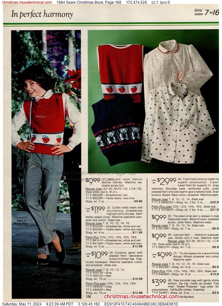 1984 Sears Christmas Book, Page 168