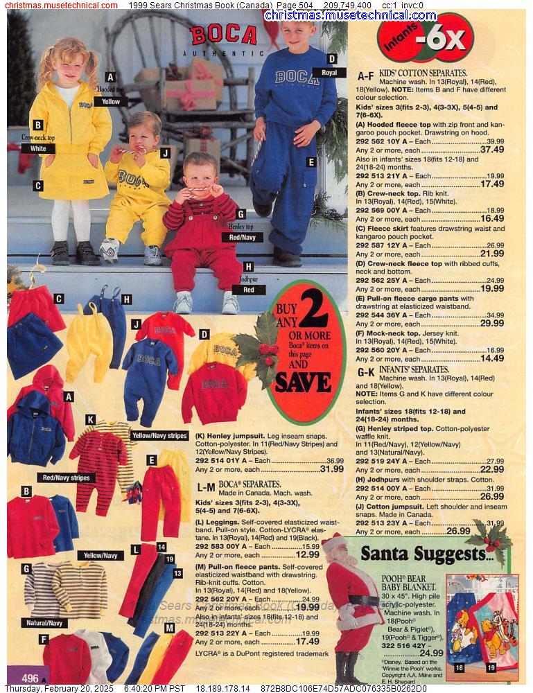 1999 Sears Christmas Book (Canada), Page 504