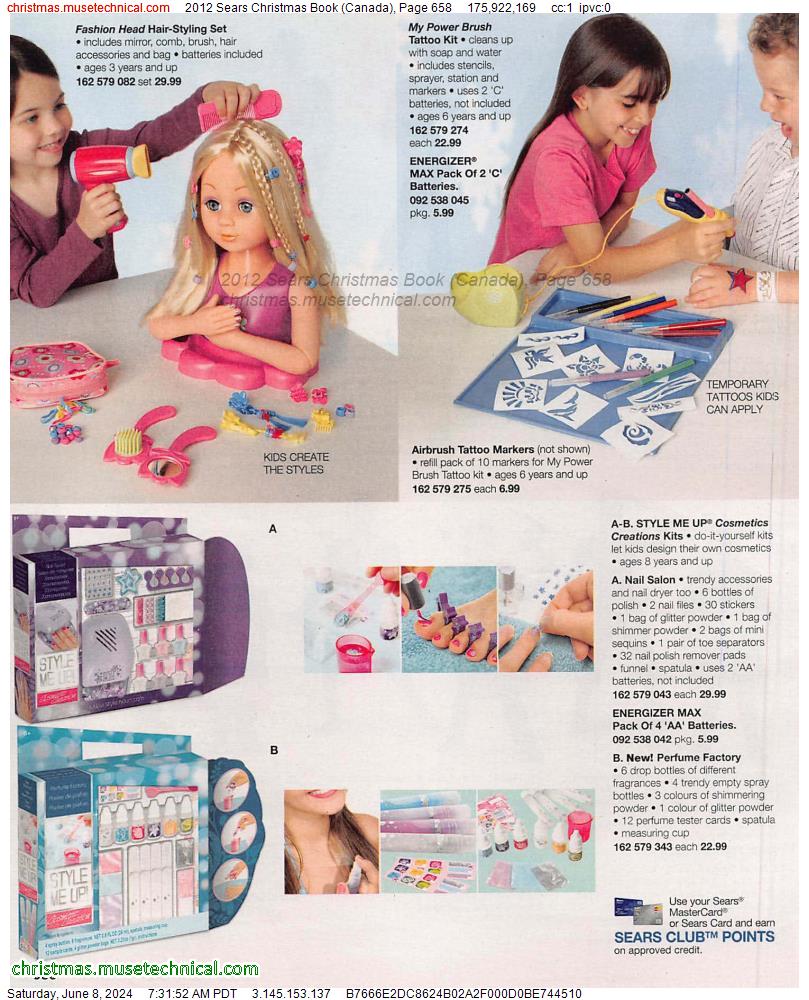 2012 Sears Christmas Book (Canada), Page 658
