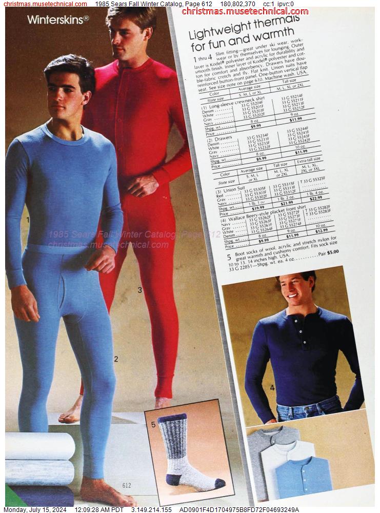 1985 Sears Fall Winter Catalog, Page 612