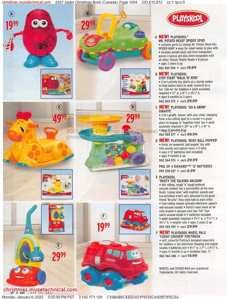 2007 Sears Christmas Book (Canada), Page 1004