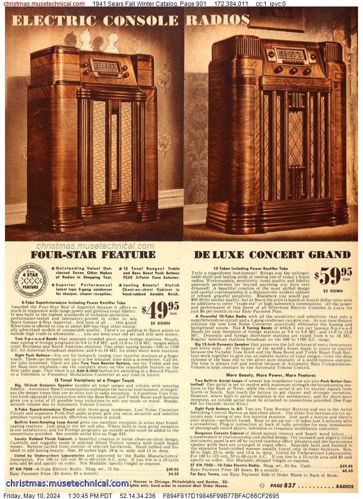 1941 Sears Fall Winter Catalog, Page 901