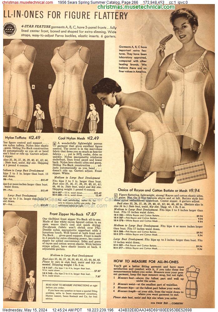 1956 Sears Spring Summer Catalog, Page 266