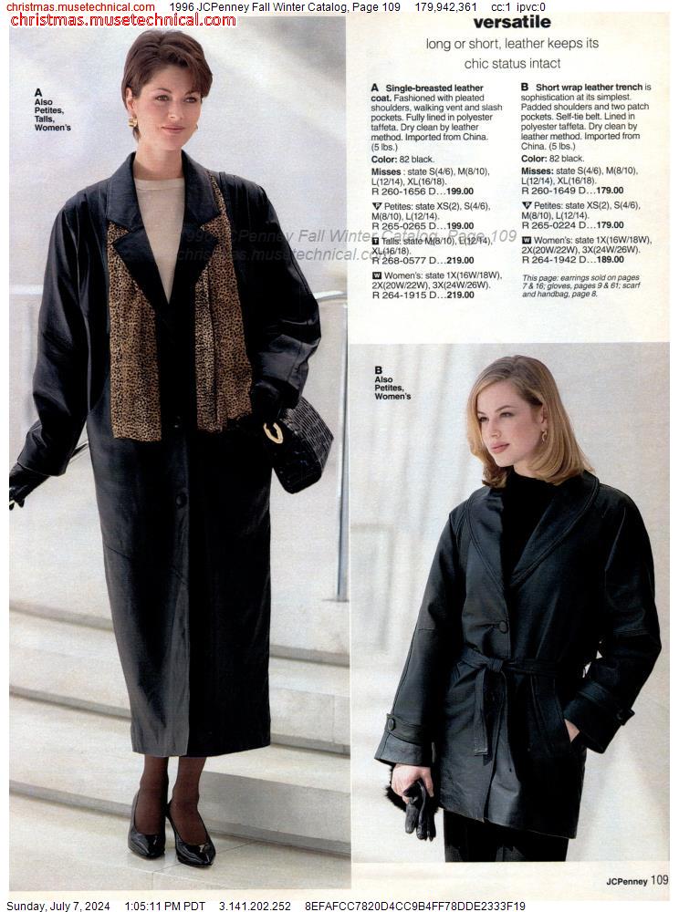 1996 JCPenney Fall Winter Catalog, Page 109
