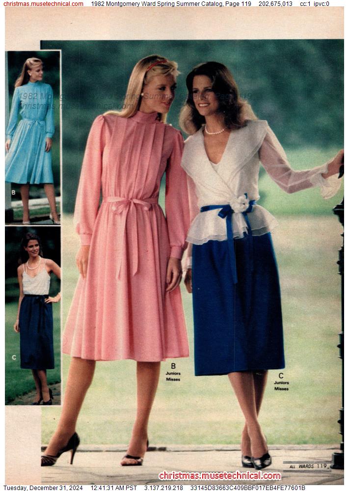 1982 Montgomery Ward Spring Summer Catalog, Page 119