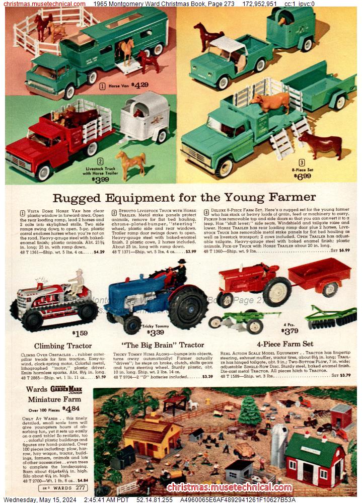 1965 Montgomery Ward Christmas Book, Page 273