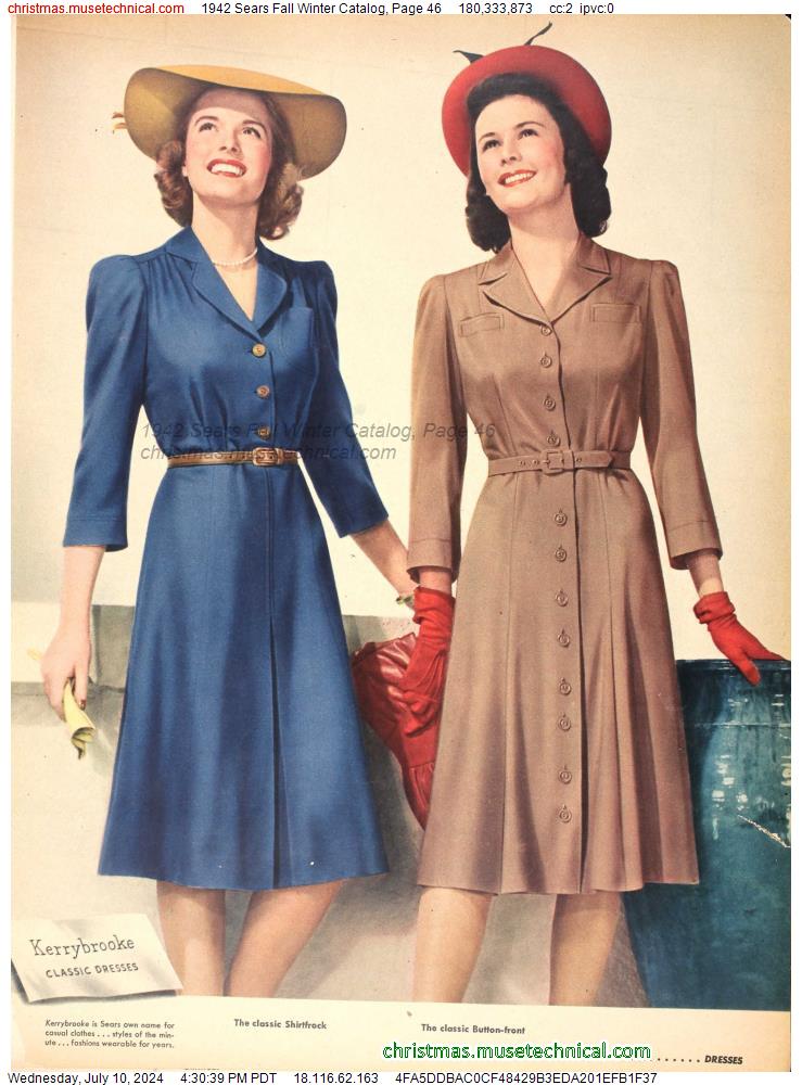 1942 Sears Fall Winter Catalog, Page 46