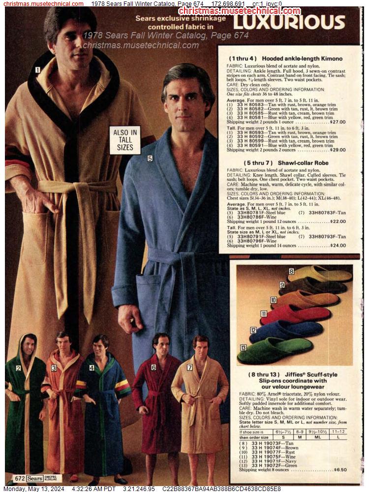 1978 Sears Fall Winter Catalog, Page 674