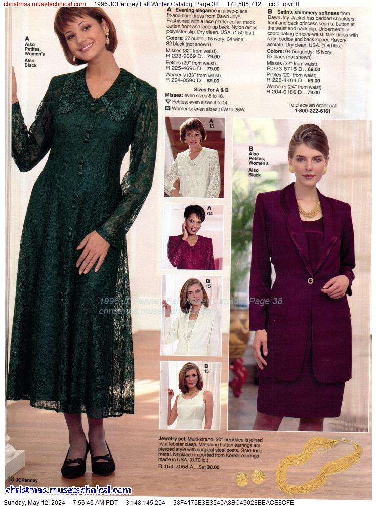 1996 JCPenney Fall Winter Catalog, Page 38