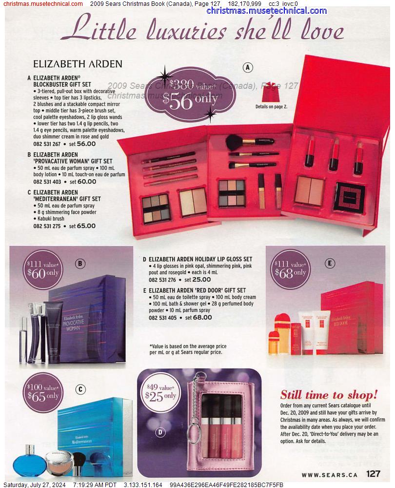 2009 Sears Christmas Book (Canada), Page 127