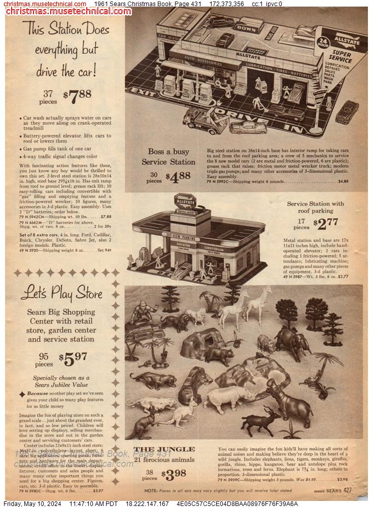 1961 Sears Christmas Book, Page 431