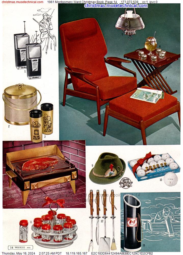 1961 Montgomery Ward Christmas Book, Page 14