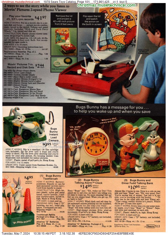 1978 Sears Toys Catalog, Page 101