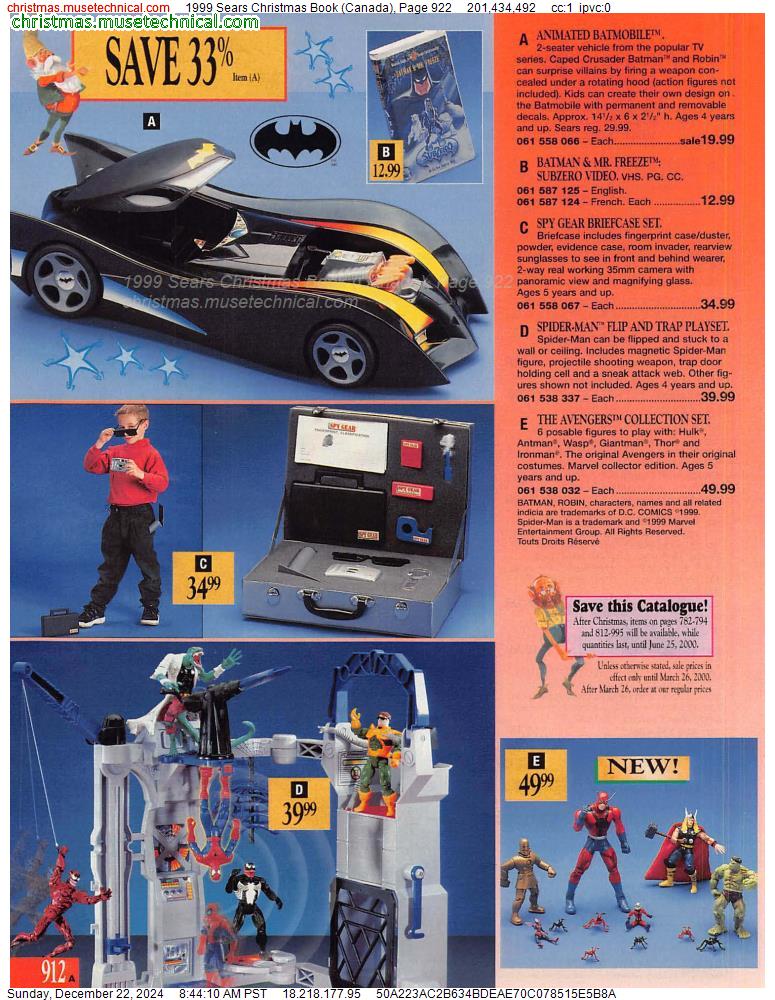 1999 Sears Christmas Book (Canada), Page 922