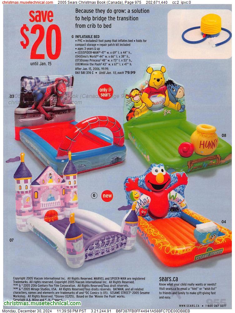 2005 Sears Christmas Book (Canada), Page 975