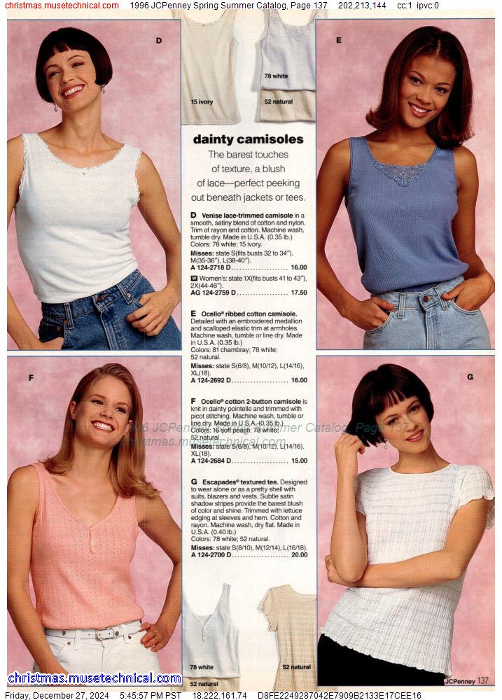 1996 JCPenney Spring Summer Catalog, Page 137