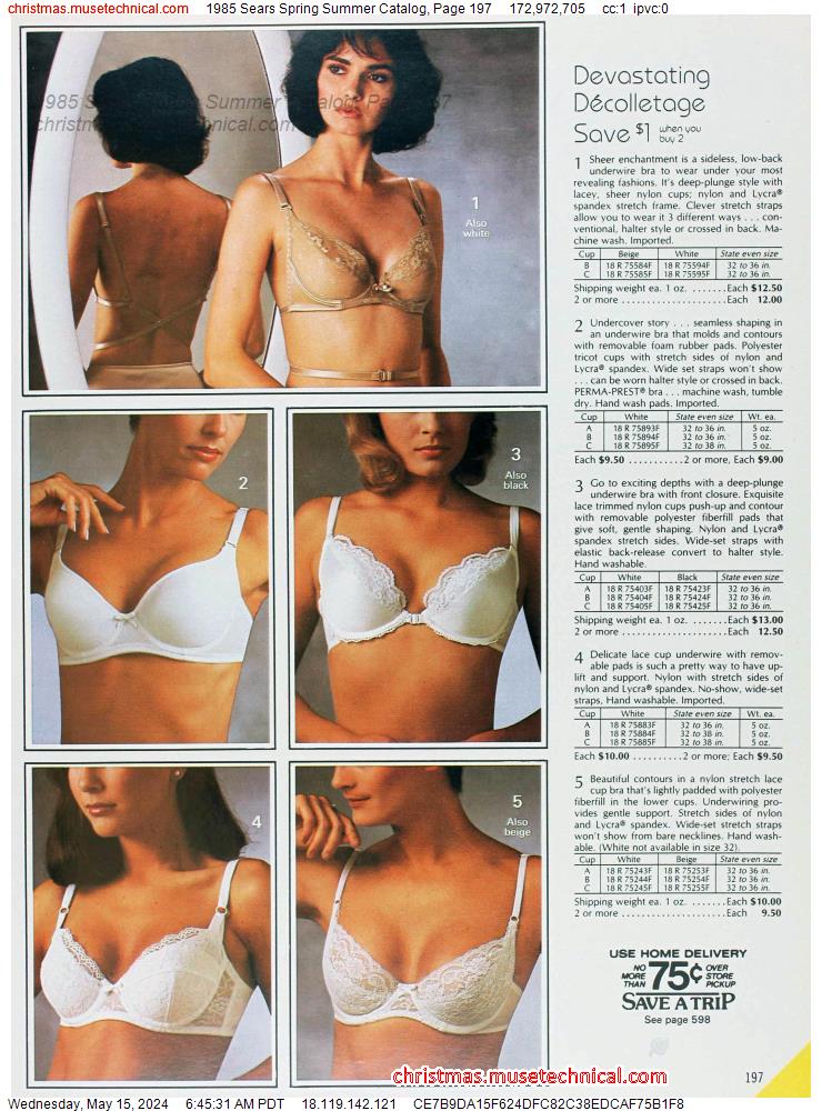 1985 Sears Spring Summer Catalog, Page 197